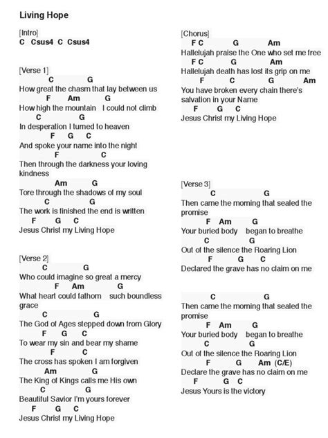 Worship Chords Charted Pdf Song Structure Grace In Christianity