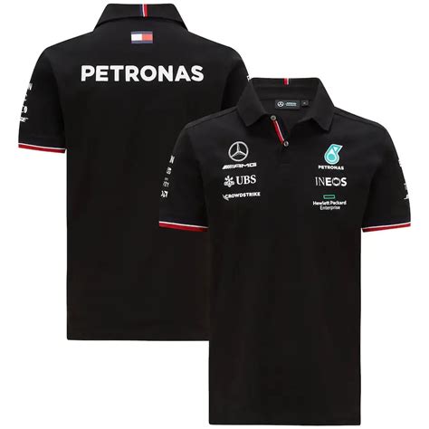 Camiseta polo Mercedes AMG Petronas F1 2021 Da Equipe Fórmula Uma