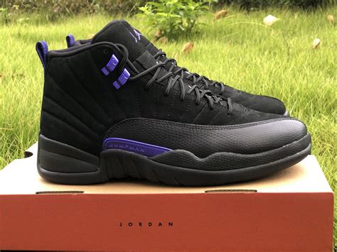 2020 New Air Jordan 12 Dark Concord Black Blue Sneaker