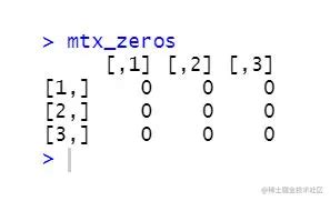 如何使用示例在 R 中创建空矩阵The postHow to Create a Matrix in R with Exa 掘金