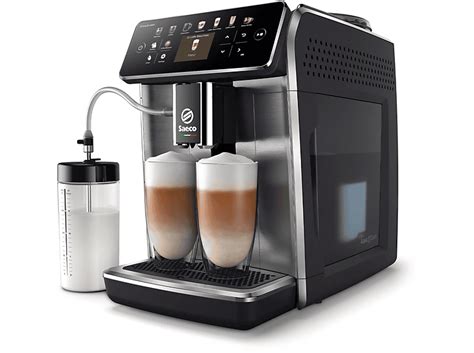 SAECO GranAroma SM6585 00 MACCHINA CAFFÉ AUTOMATICA Nero metallo