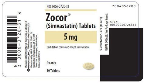 Zocor Fda Prescribing Information Side Effects And Uses