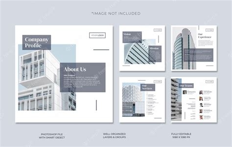 Premium Psd Real Estate Company Profile Social Media Post Template