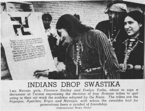 IMAGE OF THE WEEK: 'Indians Drop Swastika'