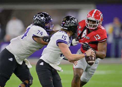 College football championship 2023: Top photos from Georgia vs. TCU