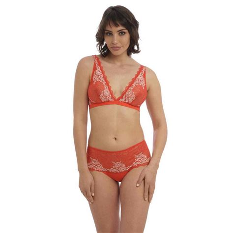 Bralette Sans Armatures Orange Wacoal Lingerie Lemon Curve