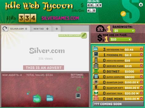 Idle Web Tycoon Play Online On SilverGames