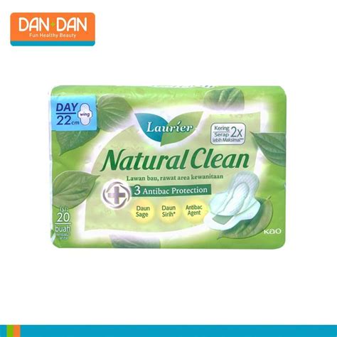 Laurier Natural Clean Day Wing 22cm 20s 431239 Lazada Indonesia