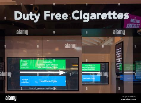 Duty Free Cigarettes Hi Res Stock Photography And Images Alamy