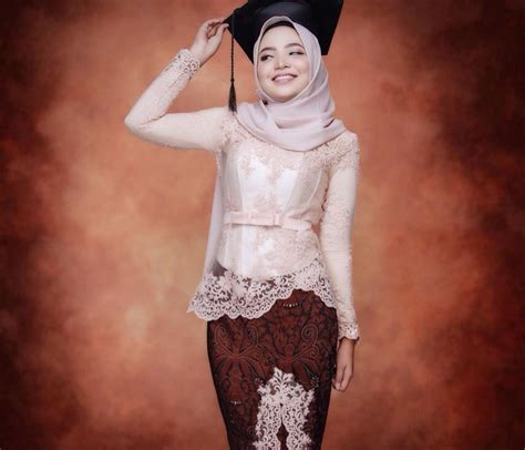 Jual Kebaya Modern Hijab Untuk Pengantin Wisuda Pesta Kondangan