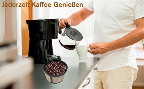 Gaeshow Kaffee Dauerfilter Mit Griff Kaffeefilter Mesh Korb Edelstahl