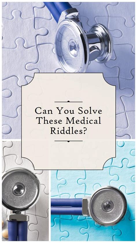 60 Medical And Health Riddles With Answers EduTalkToday