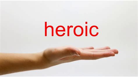 How To Pronounce Heroic American English Youtube