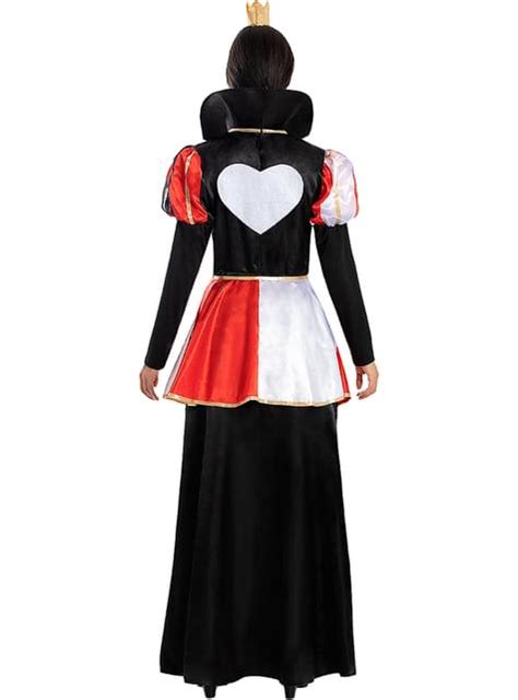 Costume Da Regina Di Cuori Classico Da Donna Taglie Forti Consegna 24h