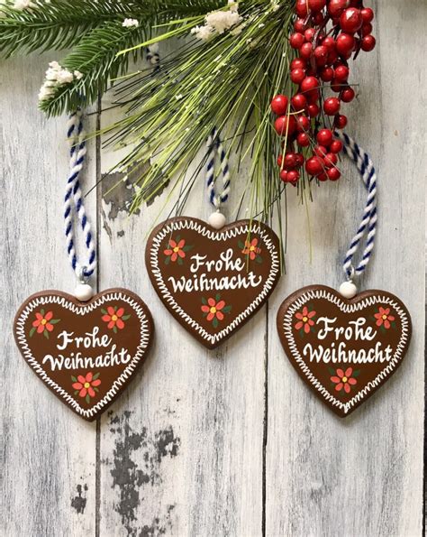 German Wooden Christmas Ornaments