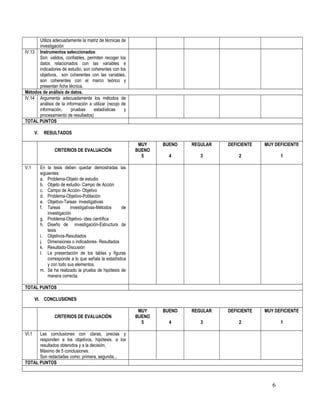 Cómo evaluar informe de tesis PDF Descarga Gratuita