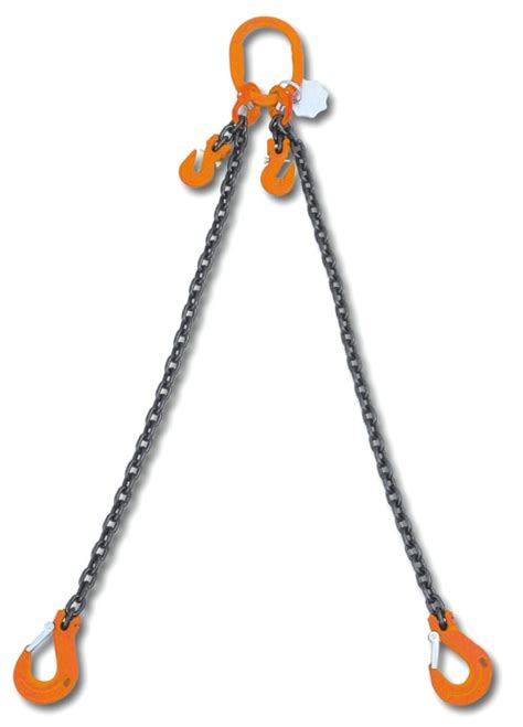 Lifting Chain Sling 2 Legs With Clevis Grab Hooks Grade 8 Beta Tools UK