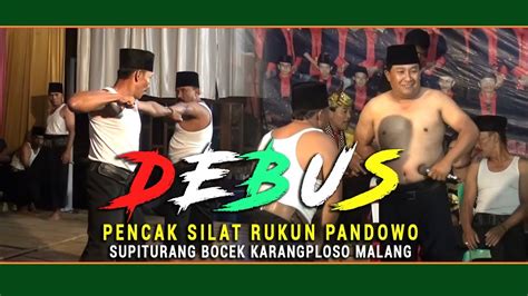 Debus Pencak Silat Terbaru Para Pendekar Pencak Silat Rukun Pandowo