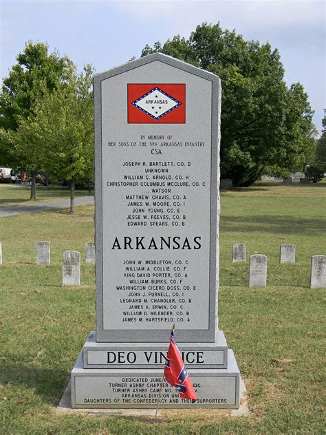 Stonewall Confederate Cemetery Arkansas Monument Mount He Flickr