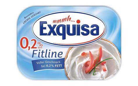 Exquisa Frischkäse Fitline Natur 200g Amazon de Lebensmittel Getränke