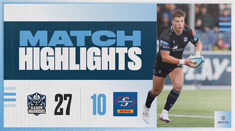 Highlights BKT URC Quarter Final Glasgow Warriors V DHL Stormers