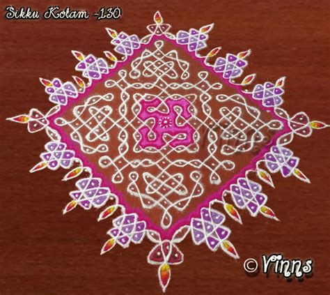 Kaarthigai Deepa Special Kolam 5 Vinns Kolam