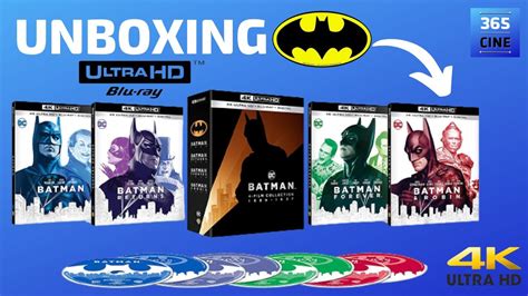 Batman 4 Film Collection 1989 1997 4k Ultra Hd Blu Ray Unboxing YouTube