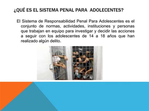 Sistema De Responsabilidad Penal Para Adolescentes 1 Ppt