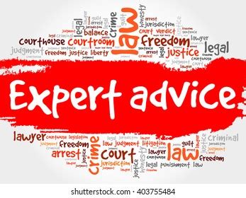 Expert Advice Word Cloud Concept Stock Illustration 403755484