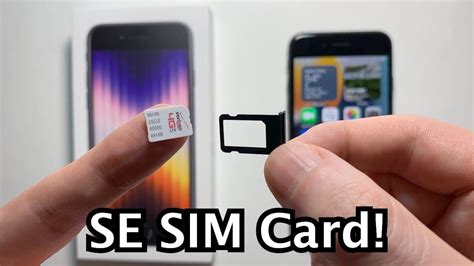 Iphone Se How To Insert Or Remove Sim Card Off