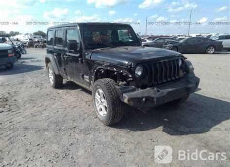 Jeep Wrangler Unlimited Sport S C Hjxdnxkw Bid History