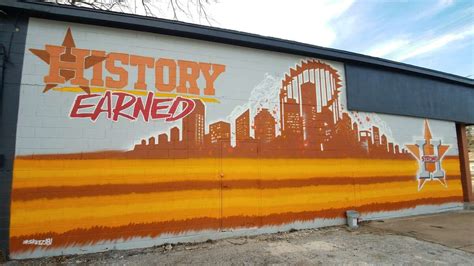 Epic Houston Astros World Series Mural Pops Up In The Heights