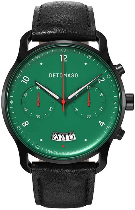 DeTomaso SORPASSO Montre chronographe édition limitée Verde pour homme