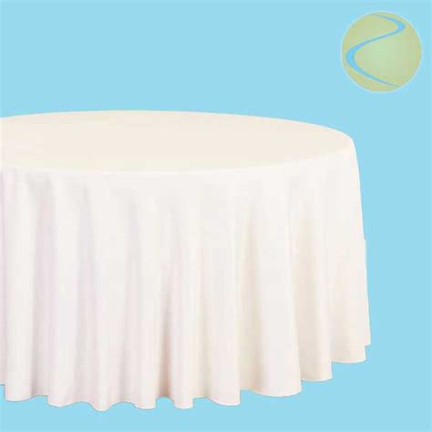 108” Round Polyester Tablecloth For Rent In Los Angeles