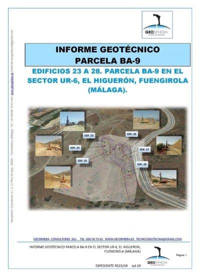 Guía de buena praxis del estudio geotécnico Geosphera Consultores