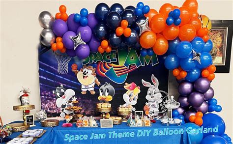 Space Party Supplies 114 Pcs Of Space Jam Balloon Garland