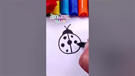 Cómo Dibujar Una Mariquita Paso A Paso Youtube