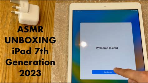 Asmr Ipad Th Generation Unboxing Refurbished Gb Silver