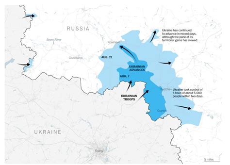 Mapping Ukraines Surprise Invasion Of Russia Nerml The Newstalkers