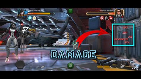 Burn Them Alive With Omega Sentinel Mcoc Marvel Youtube