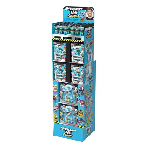 Mr Beast Lab Swarms Mini Figures 12 Pack 3 Cm Display 50