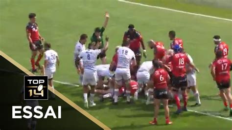 TOP 14 Essai de Maxime LAMOTHE UBB Toulon Bordeaux Bègles J25