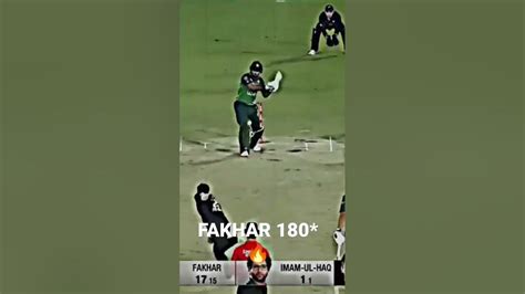 Fakhar Zaman Brilliant Batting Against Newzeland ⚡ Youtube