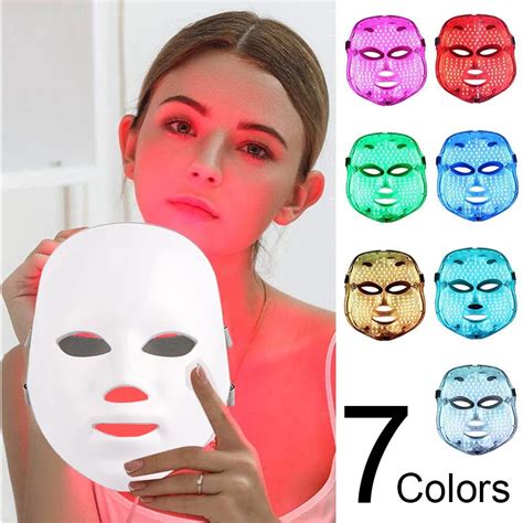 Masque Facial Photons Led Pour Le Soin De La Peau Couleurs Soin