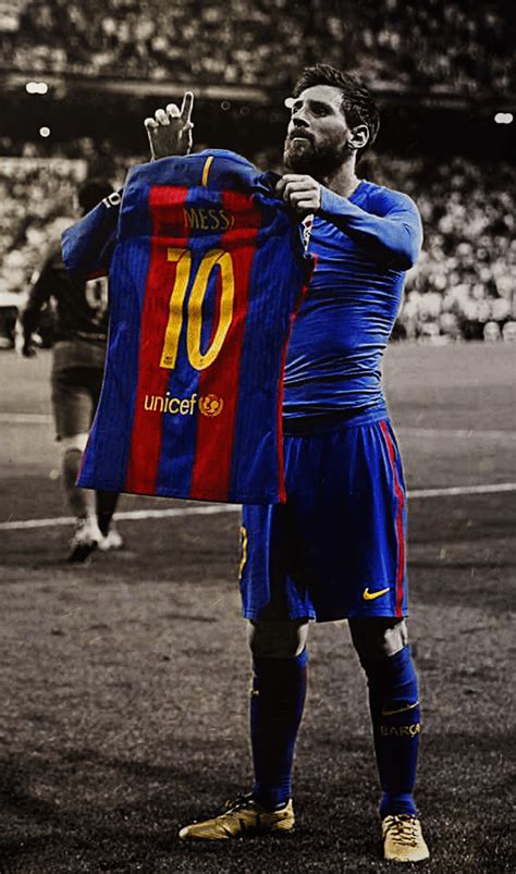 Messi Celebration Wallpaper 4K