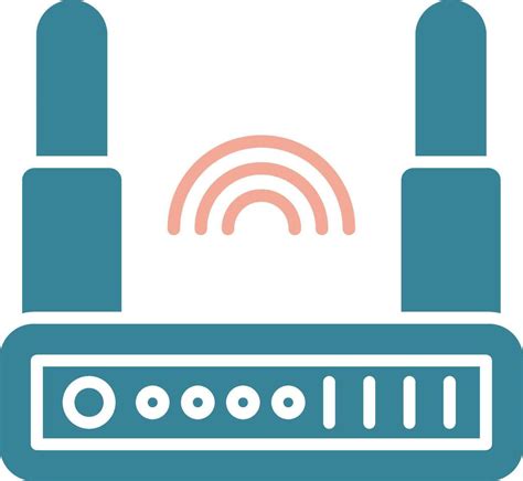 Router Glyph Two Color Icon Vector Art At Vecteezy