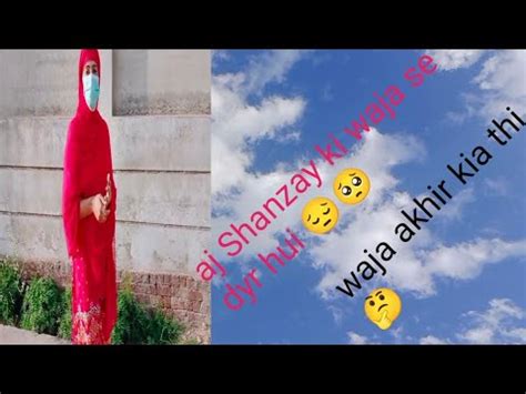 Aj Vlog Banane Me Deyr Ho Ki Shazay Ki Waja Sewaja Akhir Kia Thi