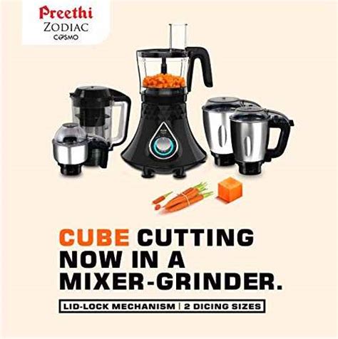 Buy Preethi Zodiac Cosmo Mg Mixer Grinder Watt Black Jointlook