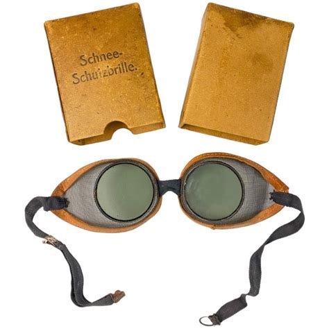 Original Wwii German Gebirgsjäger Snow Goggles Oorlogsspullennl