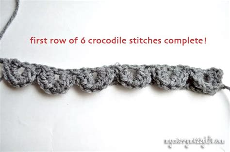 Crochet Crocodile Stitch Tutorial Part Of My Merry Messy Life